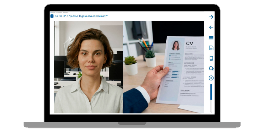tutor avatar IA de cursos formativos